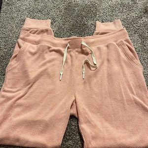 Light pink joggers